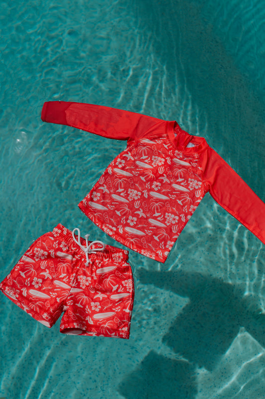 Retro Reef Rashie UPF50+